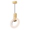 Cwi Lighting Anello LED Mini Pendant With White Oak Finish 1214P8-1-236 - alternate 4